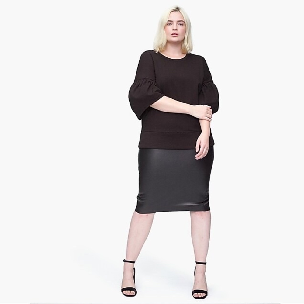 Universal Standard Zilla Puff Sleeve Sweatshirt